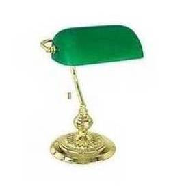 Eglo Banker Table Glass Light - Green.